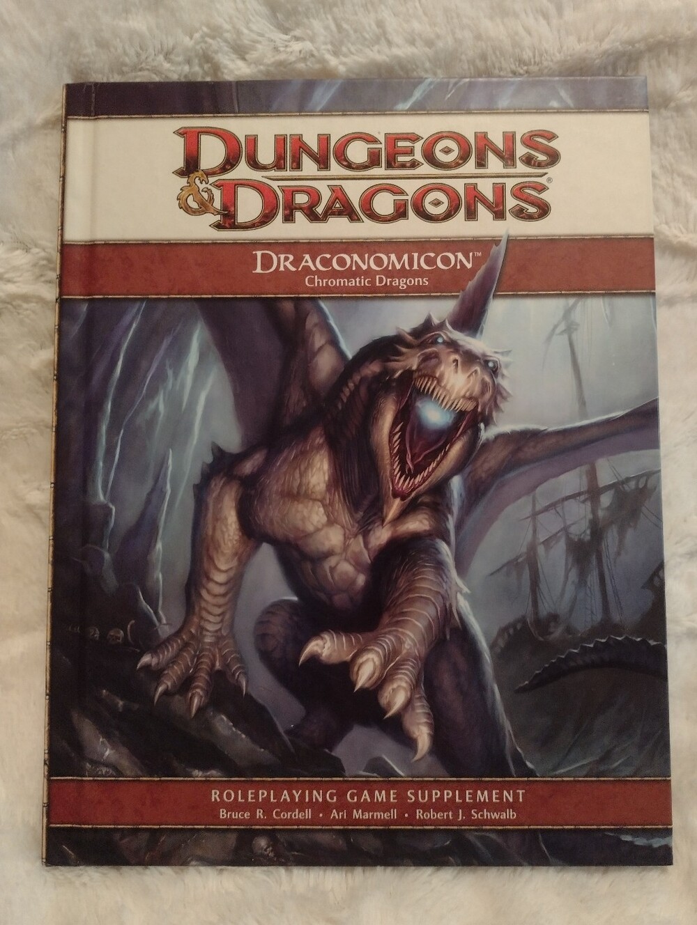 Dungeons And Dragons Draconomicon Chromatic Dragons 4e D&D HC Game Supplement